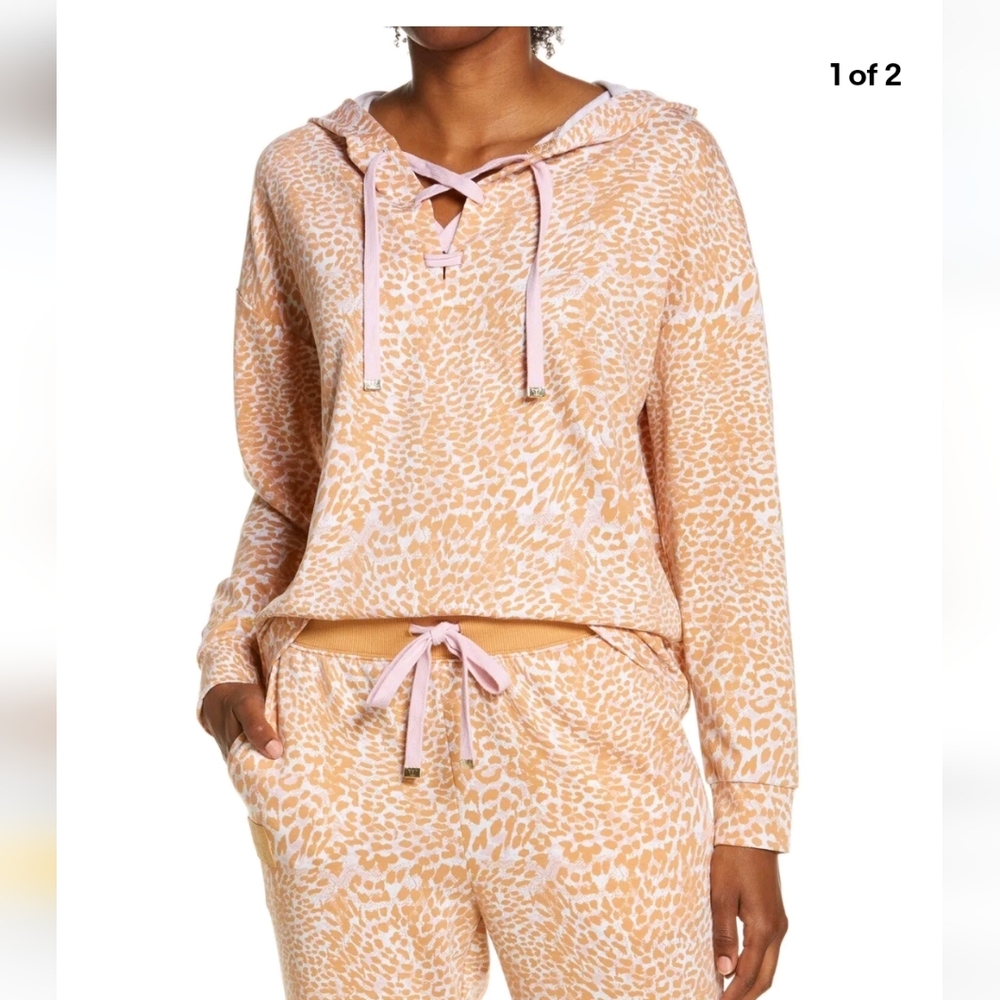 Laila Ali Animal Print Hoodie